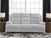Rhines Falls Power Reclining Sofa with Drop Down Table - Vida Furniture (Laredo,TX)