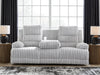 Rhines Falls Power Reclining Sofa with Drop Down Table - Vida Furniture (Laredo,TX)