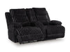 Rhine Falls Reclining Loveseat with Console - Vida Furniture (Laredo,TX)