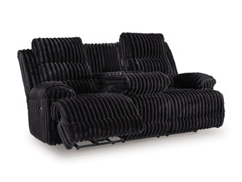 Rhine Falls Power Reclining Sofa with Drop Down Table - Vida Furniture (Laredo,TX)