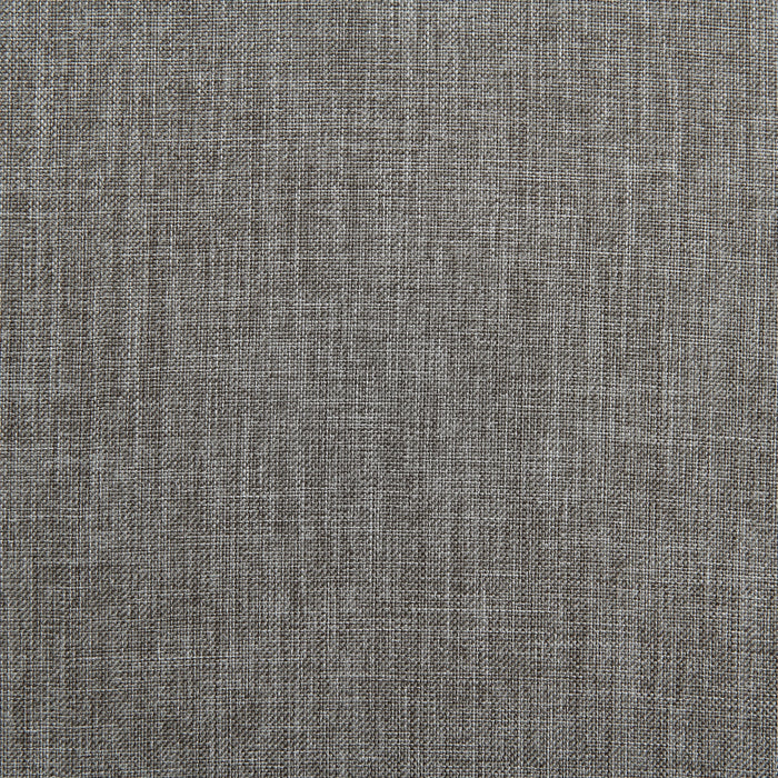 Everdeen Bench w/ Grey Fabric and Nail Heads in Charcoal