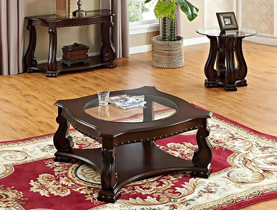 Crown Mark Furniture Madison Wood Sofa Table in Brown - Vida Furniture (Laredo,TX)