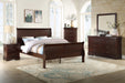 Crown Mark Furniture Louis Philip Full Bed in Dark Cherry image