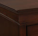 Elements International Louis Philippe Nightstand in Cherry - Vida Furniture (Laredo,TX)