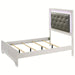 Crown Mark Furniture Lyssa Full Upholstered Bed in White B4310-F - Vida Furniture (Laredo,TX)