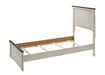 Crown Mark Furniture Leighton Full Panel Bed in White B8180-F - Vida Furniture (Laredo,TX)