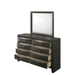 Crown Mark Emily Mirror in Grey - Vida Furniture (Laredo,TX)