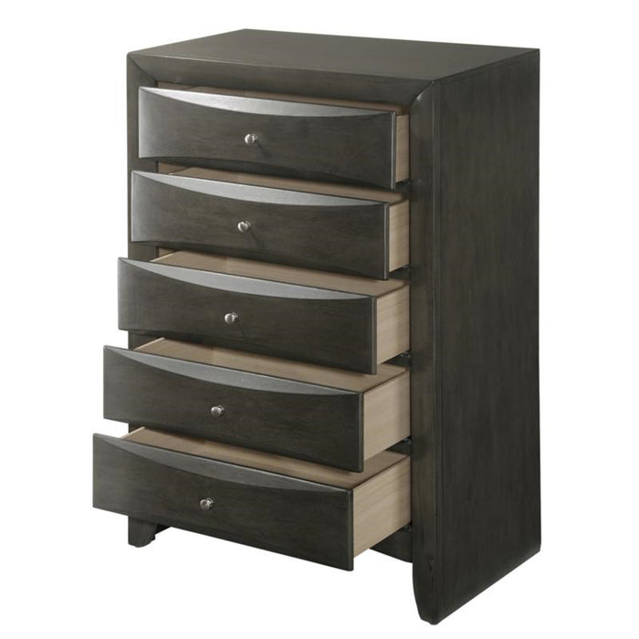 Crown Mark Emily Chest in Grey - Vida Furniture (Laredo,TX)