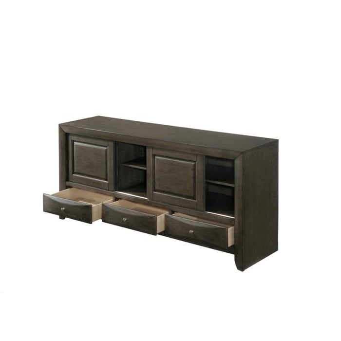 Crown Mark Emily Tv Stand in Grey - Vida Furniture (Laredo,TX)