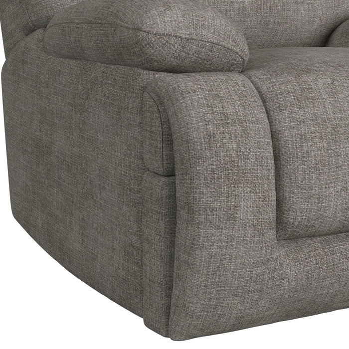 Odessa P3 Recliner W/Heat Massage, zero gravity, memory foam in Amount Grey
