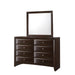 Crown Mark Emily Mirror in Dark Cherry - Vida Furniture (Laredo,TX)