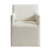 Elements International Collins Dining Arm Chair with Heirloom in Taupe - Vida Furniture (Laredo,TX)