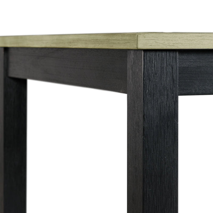 Martin 5 pc Dining Set (Black Base)
