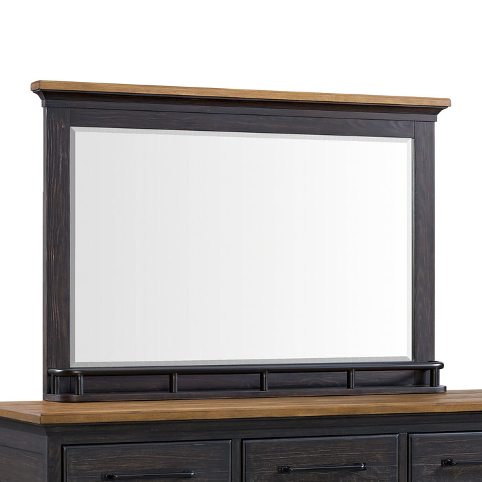 Montrose Storage Bedroom Set in Espresso & Brown