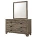 Crown Mark Millie Mirror in Grey - Vida Furniture (Laredo,TX)