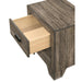 Crown Mark Millie Nightstand in Grey - Vida Furniture (Laredo,TX)