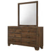 Crown Mark Millie Mirror in Brown Cherry - Vida Furniture (Laredo,TX)