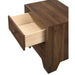 Crown Mark Millie Nightstand in Brown Cherry - Vida Furniture (Laredo,TX)