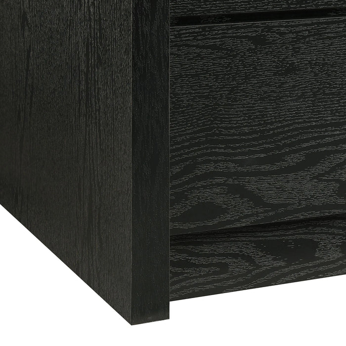 South Bend Nightstand with USB in Black