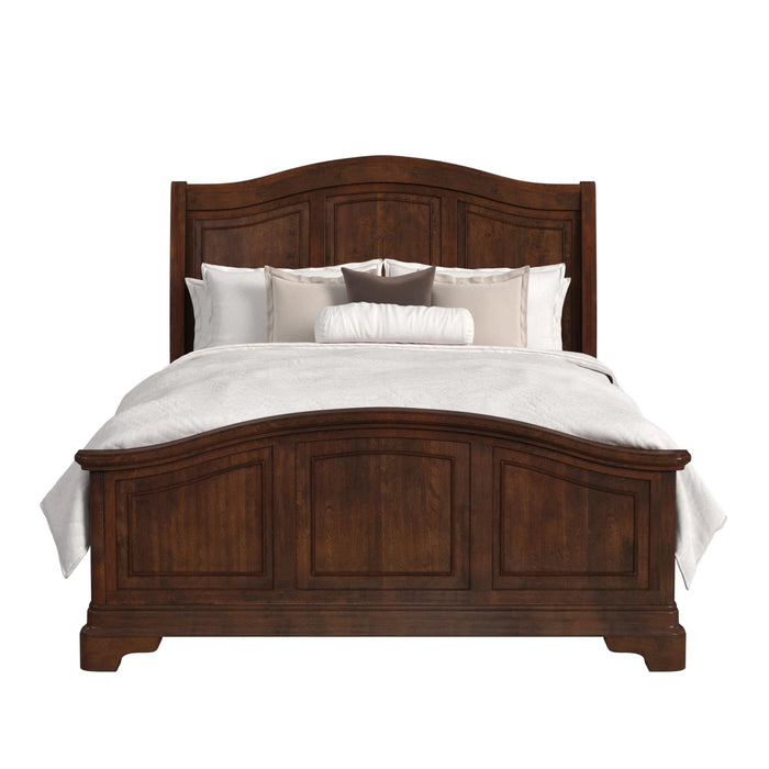 Cameron Cherry Panel Bed