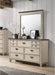 Crown Mark Sawyer Mirror in Two-Toned - Vida Furniture (Laredo,TX)