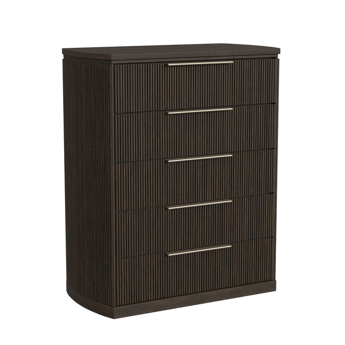 Sylvie UPH Bedroom Set with 2 Nightstands