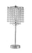 Chrome Table Lamp 19 H - Vida Furniture (Laredo,TX)