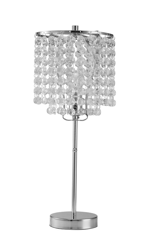 Chrome Table Lamp 19 H - Vida Furniture (Laredo,TX)