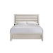 Elements International Makayla Queen Panel Bed in Natural - Vida Furniture (Laredo,TX)
