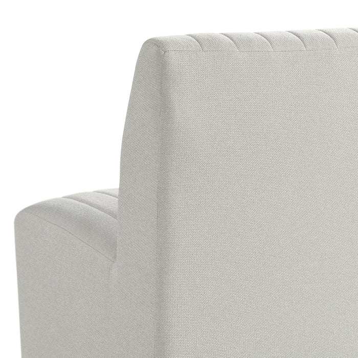 Jemma Upholstered Bench in Beige Linen