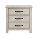 Elements International Scott Nightstand in White - Vida Furniture (Laredo,TX)