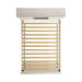 Elements International Scott Queen Platform Storage Bed in White - Vida Furniture (Laredo,TX)