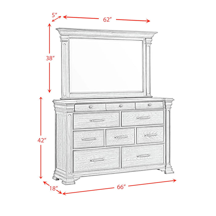 Kings Court Storage Bedroom Set
