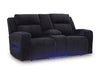 Forest Lake Power Reclining Loveseat with Console - Vida Furniture (Laredo,TX)