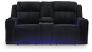 Forest Lake Power Reclining Loveseat with Console - Vida Furniture (Laredo,TX)