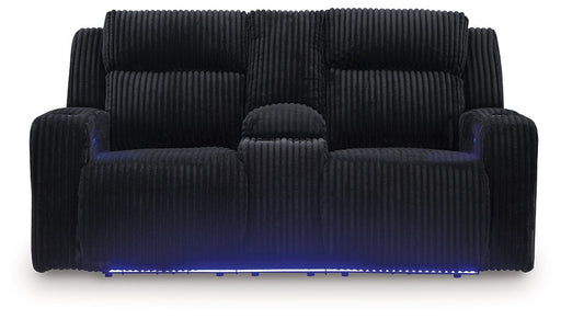 Forest Lake Power Reclining Loveseat with Console - Vida Furniture (Laredo,TX)