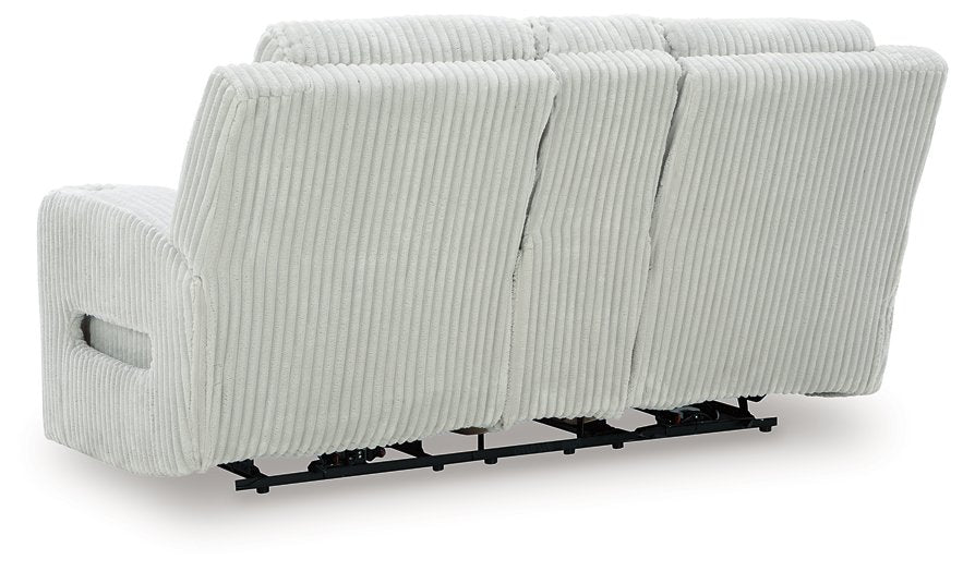 Forest Lake Power Reclining Loveseat with Console - Vida Furniture (Laredo,TX)