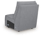 Modmax Reclining Sectional with Audio Console - Vida Furniture (Laredo,TX)