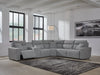 Modmax Reclining Sectional with Console - Vida Furniture (Laredo,TX)