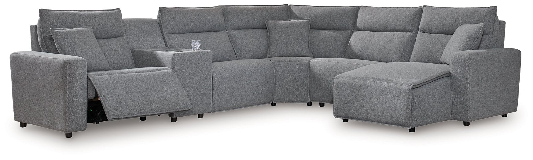 Modmax Power Reclining Sectional with Chaise - Vida Furniture (Laredo,TX)