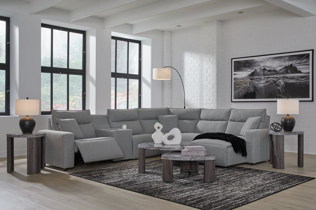 Modmax Power Reclining Sectional with Chaise - Vida Furniture (Laredo,TX)