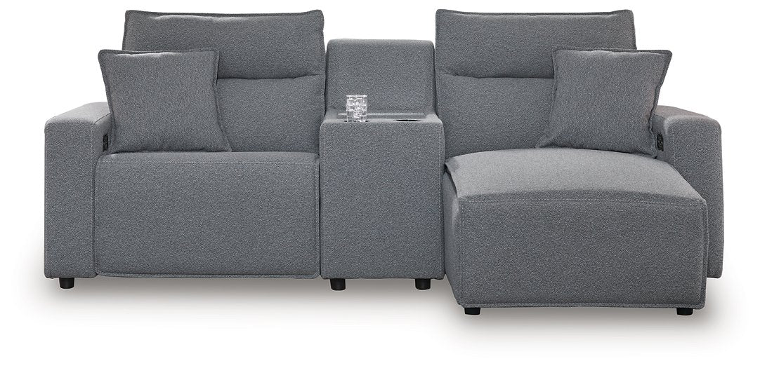 Modmax Power Reclining Sectional with Chaise - Vida Furniture (Laredo,TX)