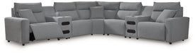 Modmax Power Reclining Sectional with Chaise - Vida Furniture (Laredo,TX)