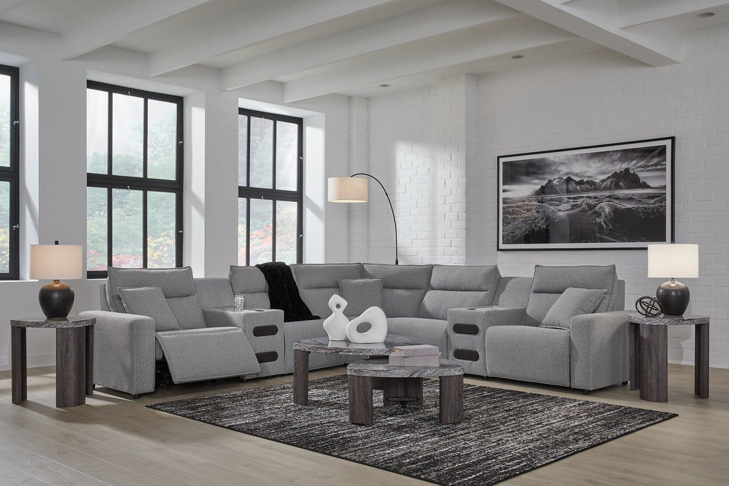 Modmax Power Reclining Sectional with Chaise - Vida Furniture (Laredo,TX)