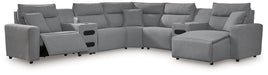 Modmax Power Reclining Sectional with Chaise - Vida Furniture (Laredo,TX)