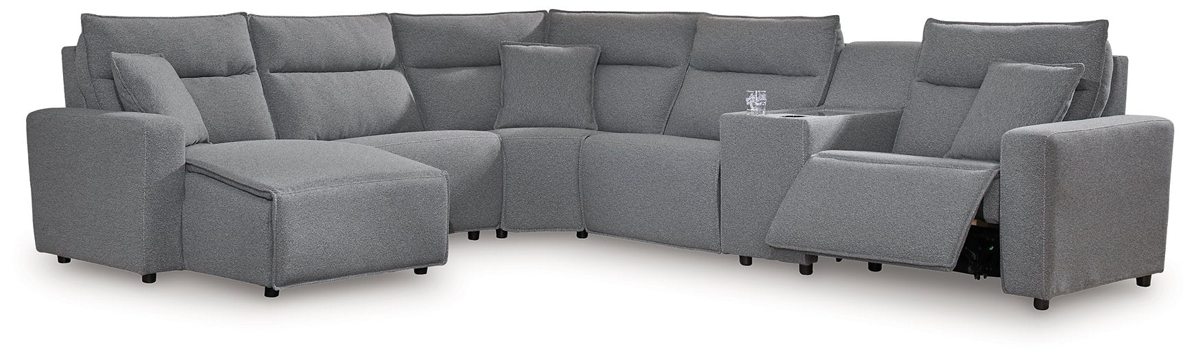 Modmax Power Reclining Sectional with Chaise - Vida Furniture (Laredo,TX)