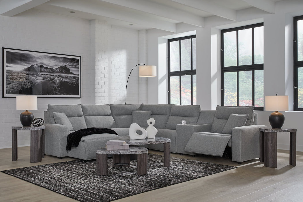 Modmax Power Reclining Sectional with Chaise - Vida Furniture (Laredo,TX)