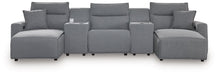 Modmax Power Reclining Sectional with Chaise - Vida Furniture (Laredo,TX)