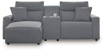 Modmax Power Reclining Sectional with Chaise - Vida Furniture (Laredo,TX)