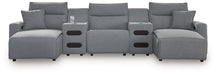 Modmax Power Reclining Sectional with Chaise - Vida Furniture (Laredo,TX)